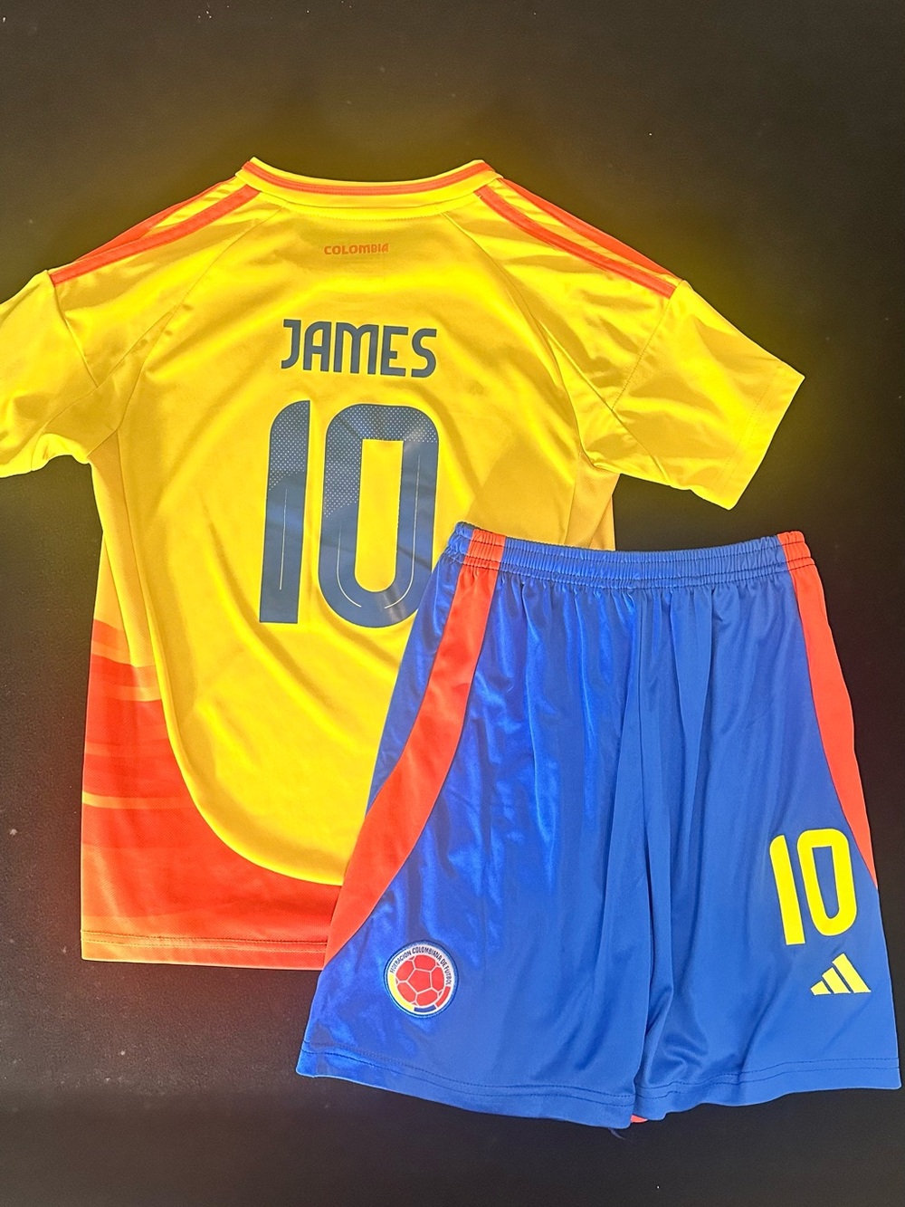 adidas Colombia kids Jersey James Rodriguez Number 10